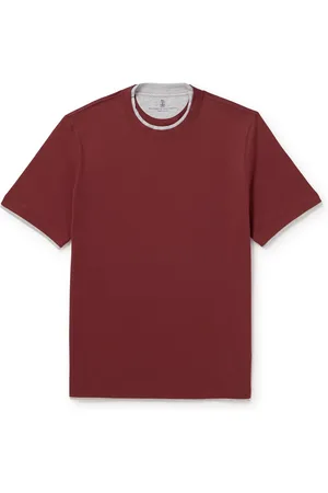 Brunello Cucinelli Layered Cotton-Jersey T-Shirt - Men - - S