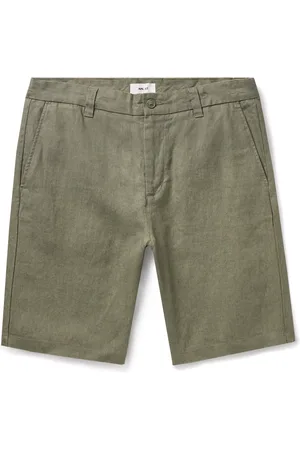 NN.07 Crown 1454 Straight-Leg Linen Shorts - Men - - UK/US 33
