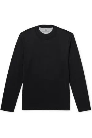 Brunello Cucinelli Layered Silk and Cotton-Blend Jersey T-Shirt - Men - - XL