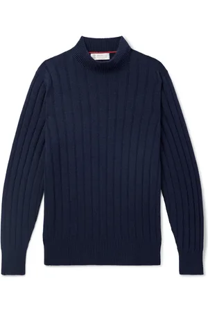 Brunello Cucinelli Ribbed Cashmere Sweater - Men - - IT 52