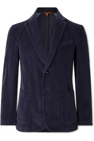 BARENA Borgo Garment-Dyed Cotton-Corduroy Suit Jacket - Men - - IT 48