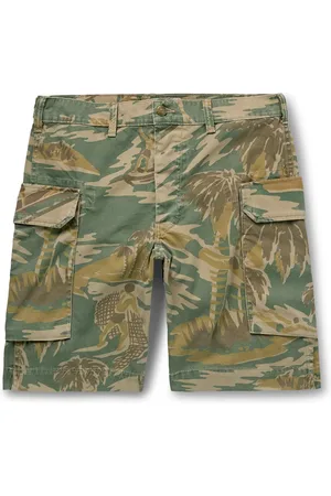 CHERRY LOS ANGELES Straight-Leg Camouflage-Print Cotton-Twill Cargo Shorts - Men - - L