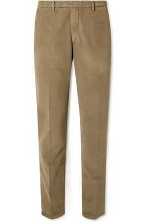Boglioli Slim-Fit Stretch-Cotton and Modal-Blend Corduroy Trousers - Men - - IT 58