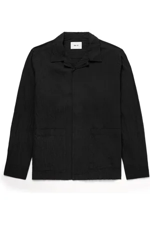 NN.07 Hank 5721 Organic Cotton-Blend Seersucker Overshirt - Men - - S