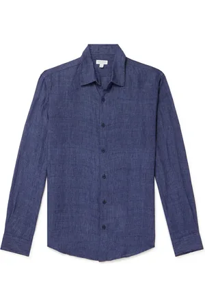 Sunspel Linen Shirt - Men - - XL