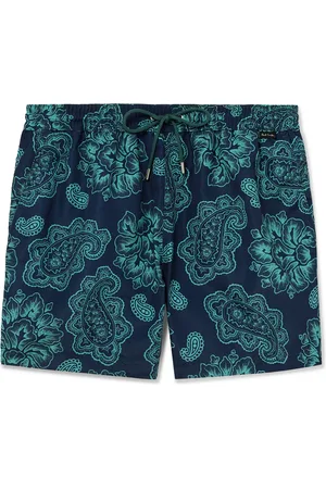 Paul Smith Straight-Leg Mid-Length Paisley-Print Recycled Swim Shorts - Men - - XL