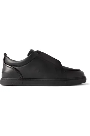 Christian Louboutin Jimmy Rubber-Trimmed Leather Sneakers - Men - - EU 42.5