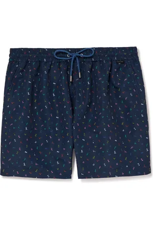 Paul Smith Straight-Leg Mid-Length Printed Recycled Swim Shorts - Men - - M