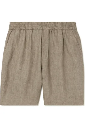 Sunspel Straight-Leg Linen Shorts - Men - - S