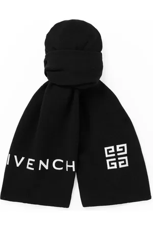 Givenchy Logo-Embroidered Wool and Cashmere-Blend Scarf - Men