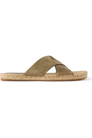 Ermenegildo Zegna Panarea Suede Sandals - Men - - UK 8