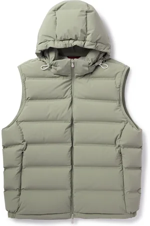 Brunello Cucinelli Quilted Shell Hooded Down Gilet - Men - - XL