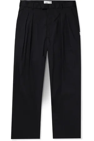 Wtaps Tapered Logo-Appliquéd Cotton-Blend Trousers - Men - - XL