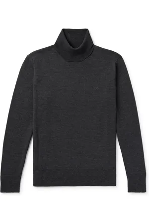 Etro Logo-Embroidered Wool Rollneck Sweater - Men - - XL