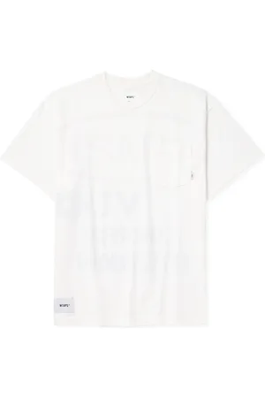 Wtaps Logo-Appliquéd Printed Cotton-Jersey T-Shirt - Men - - S