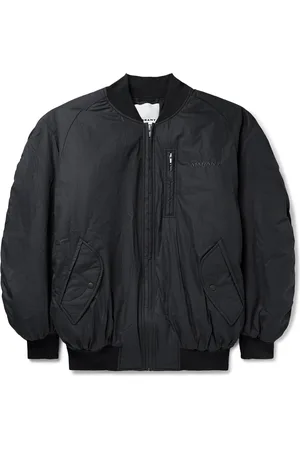 Isabel Marant Bakya Padded Logo-Embroidered Cotton-Blend Shell Bomber Jacket - Men - - S