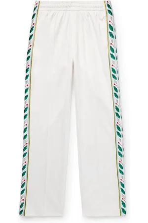 Casablanca Laurel Straight-Leg Logo-Appliquéd Jersey Sweatpants - Men - - M
