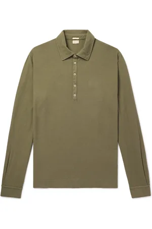 MASSIMO ALBA Ischia Cotton and Cashmere-Blend Jersey Polo Shirt - Men - - XXL