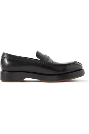 Ermenegildo Zegna Udine Leather Penny Loafers - Men - - UK 8