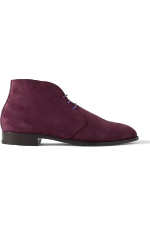 Manolo Blahnik Berwick Suede Chukka Boots - Men - - UK 8