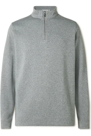Peter Millar Crown Recycled-Fleece Half-Zip Sweater - Men - - XXL