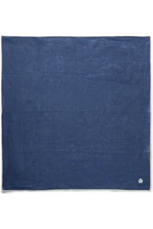 Dunhill Logo-Print Linen Scarf - Men