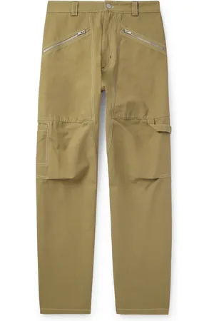 Isabel Marant Farker Straight-Leg Cotton-Canvas Trousers - Men - - 38