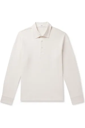 Mr P. Waffle-Knit Cotton-Blend Polo Shirt - Men - - XS
