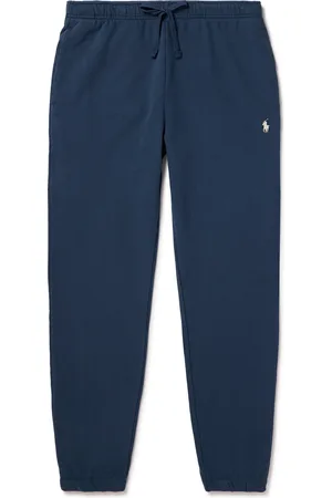 Ralph Lauren Tapered Logo-Embroidered Cotton-Jersey Sweatpants - Men - - S