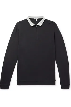 Peter Millar Crown Cotton-Blend Jersey Half-Zip Sweatshirt - Men - - M