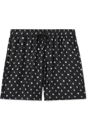 AMIRI Straight-Leg Paisley-Print Silk-Satin Shorts - Men - - S
