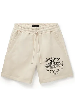 AMIRI Spirit Logo-Embroidered Cotton-Jersey Shorts - Men - - L