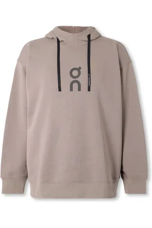 On Running Club Logo-Print Organic Cott-Blend Jersey Hoodie - Men - - XL