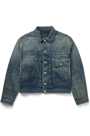 Givenchy Distressed Denim Jacket - Men - - M