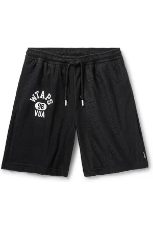 Wtaps Straight-Leg Logo-Print Brushed-Mesh Shorts - Men - - M