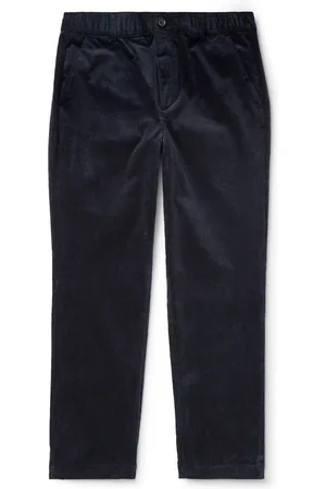 OLIVER SPENCER Straight-Leg Cotton-Blend Corduroy Trousers - Men - - M