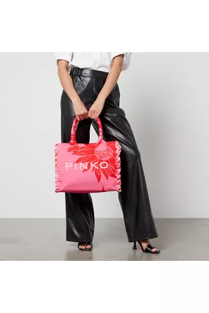 Pinko Women Tote Bags - Beach Canvas Tote Bag