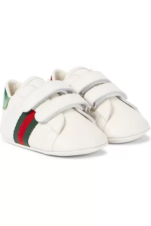 Gucci Baby Web leather sneakers