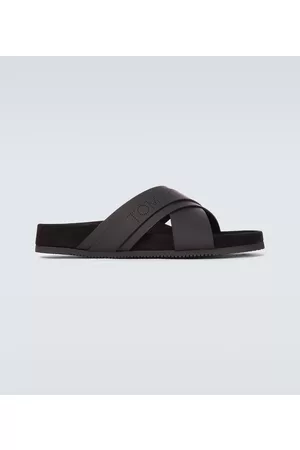 Tom Ford Leather Wicklow slides