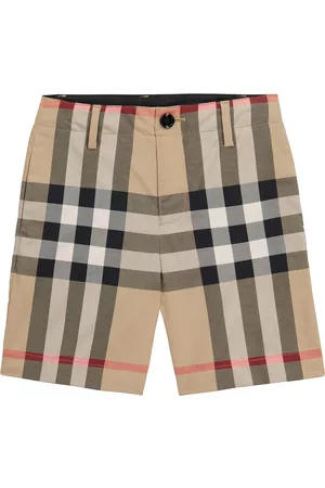Burberry Checked stretch-cotton shorts