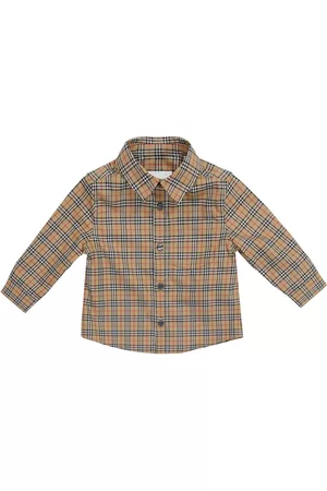 Burberry Baby Archive Check stretch-cotton shirt