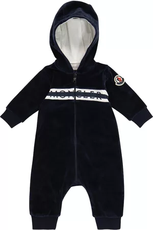 Moncler Baby logo chenille onesie