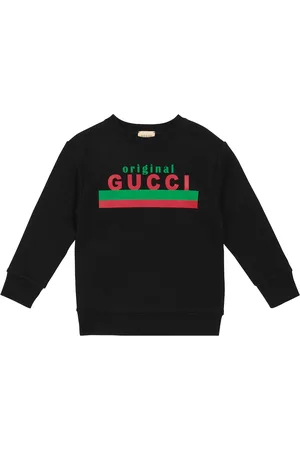 Gucci Long sleeves - Long-sleeved cotton sweatshirt