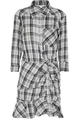 VERONICA BEARD Valle plaid minidress
