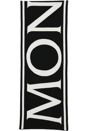 Moncler Logo wool scarf
