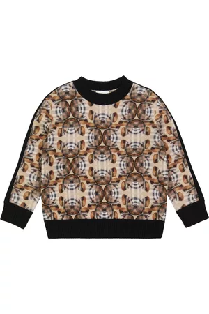 Burberry Printed wool and cashmere sweater