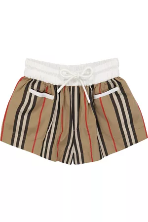 Burberry Baby Icon Stripe cotton shorts