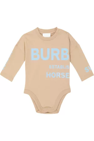 Burberry Baby logo printed cotton bodysuit