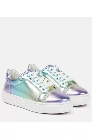 Christian Louboutin Vieirissima Perforated White Leather Sneakers