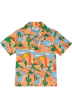 Stella McCartney Kids Shirts - Printed cotton shirt